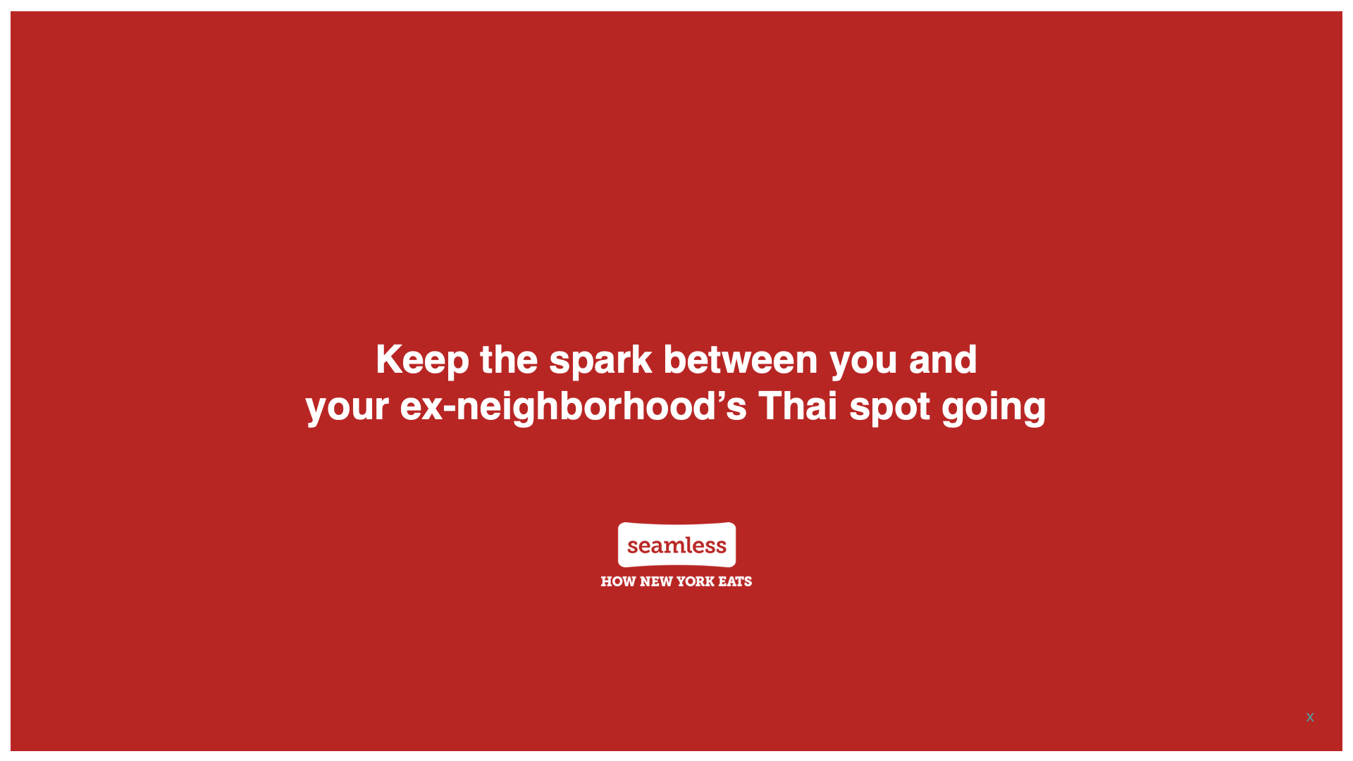 “Keep the spark between you and your ex-neighborhood’s Thai spot going”